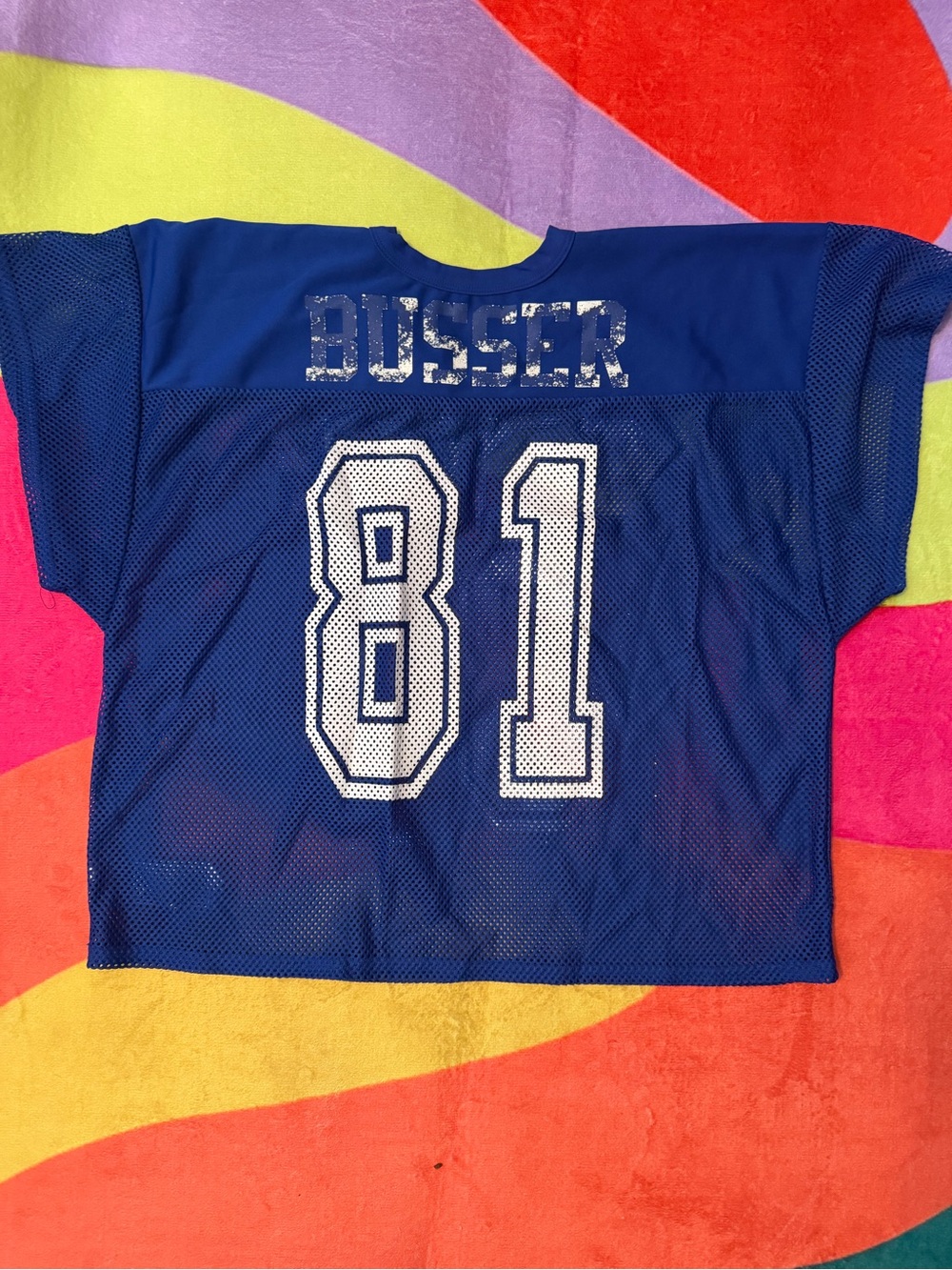 Vintage football jersey  '81' Mesh Men’s  Jersey Top